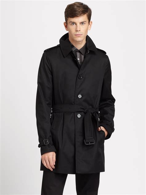 burberry single breasted jacket black|burberry black jacket men.